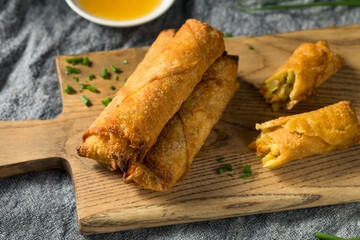 Homemade Chinese Vegetable Egg Rolls
