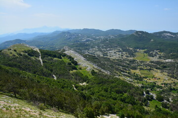 Fototapeta na wymiar Lovcen National Park Montenegro Balkan