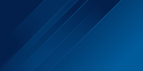 Obraz premium Modern blue background with lights color lines. Vector illustration for presentation design