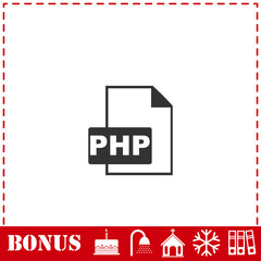 PHP File icon flat