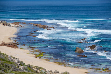 View of the Indian Ocean from the Cape to Cape track, Margaret River, Western Australia