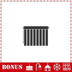 Jalousie icon flat