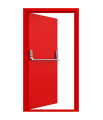 Emergency Exit Door Isolated