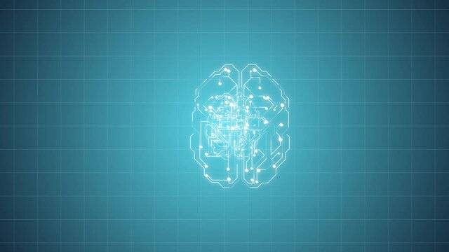 3d animation graphic design of brain. Health concept.