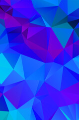 Obraz premium Light blue triangle modern geometric abstract background