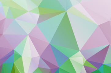 Fototapeta premium Vivid colorful gradient mosaic background. Geometric triangle, mosaic, abstract