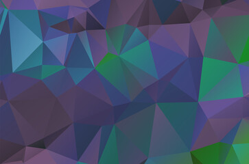 Fototapeta premium Vivid colorful gradient mosaic background. Geometric triangle, mosaic, abstract