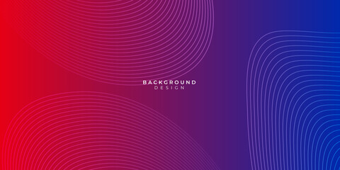 Modern red blue abstract presentation background