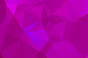 Purple vivid polygonal abstract background