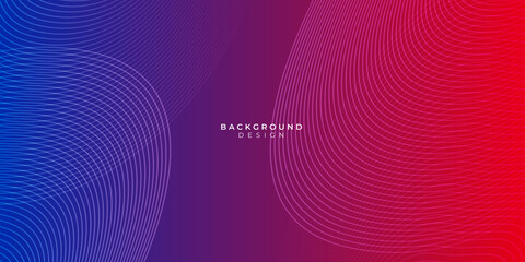 Modern abstract red and blue background