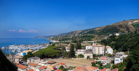 Obraz premium View from Old Town Tropea