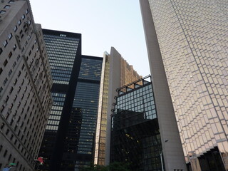 Naklejka premium Financial district