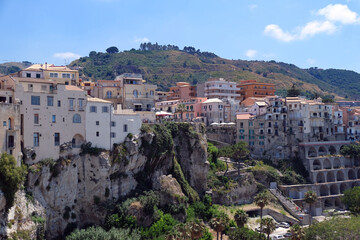 Obraz premium Tropea from atop the Sanctuary