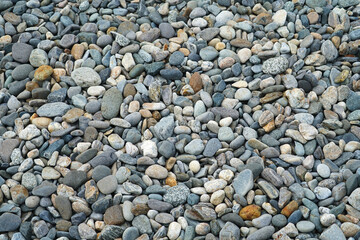 top view of pebble beach background