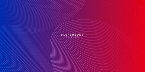 Fototapeta premium Red gradient blue box rectangle abstract background vector presentation design