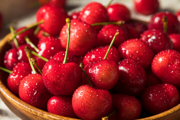 Raw Red Organic Cherries