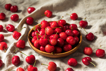 Raw Red Organic Cherries