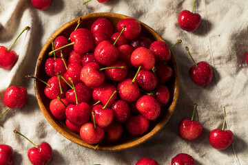 Raw Red Organic Cherries