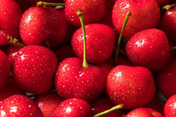 Raw Red Organic Cherries