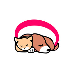 illustration of cute Dog and Cat in cartoon character,
Pet Shop Vector Logo Template. Unique cartoon design for blog, 
hotel, pet shop, veterinary clinic, etc