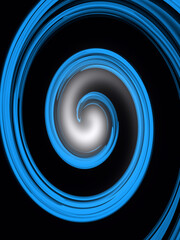 Grey color light art printed on dark blue circular illustration vector art.