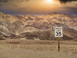 Fototapeta na wymiar Death valley National Park. California.USA