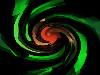 Rounding frame Green art texture raster image digital creation graphic vector abstract.