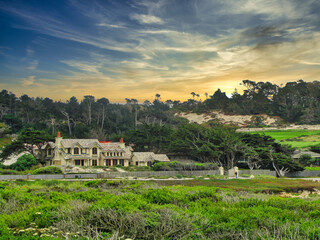 Fototapeta premium Beach Area in the coast of California. USA