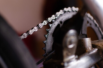 close up of a chain