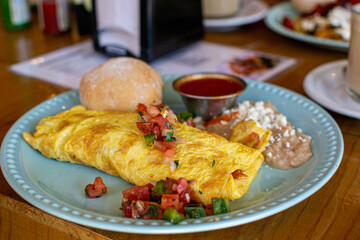 Omellete mexicano