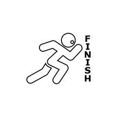 people Running gesture  illustration vector design