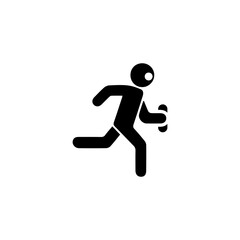 Fototapeta na wymiar people Running gesture illustration vector design