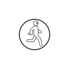 people Running gesture  illustration vector design