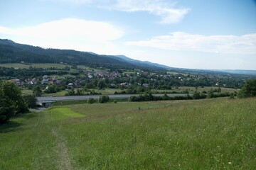 Fototapeta premium beautiful nature landscape in beskydy in eastern bohemia