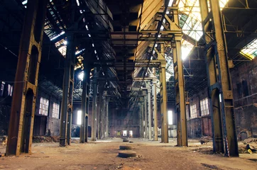 Fototapeten Verlassene Gebäude Abandoned industrial building  © Andrzej