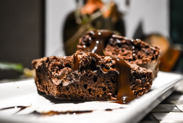 cake with chocolate