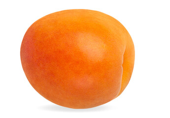 Fototapeta premium Apricot isolated on white background with clipping path