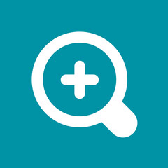 Obraz premium Zoom In - Metro Tile Icon