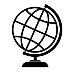 Obraz premium Globe vector icon