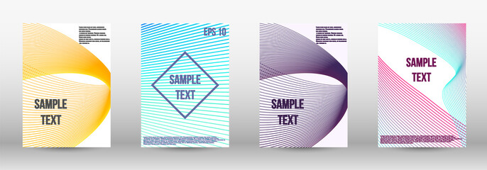 Geometric template with lines 