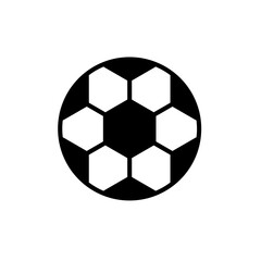 Fototapeta premium Soccer ball icon vector logo design template