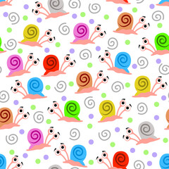 snail vector pattern