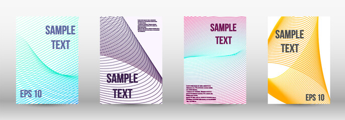 Geometric template with lines 