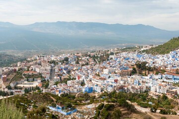 Fototapeta na wymiar Chefchaouen Morocco Maroc Blue City