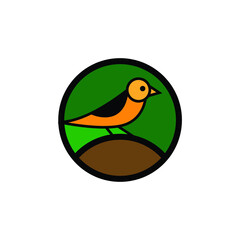Fototapeta premium vector illustration of a bird