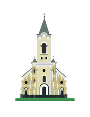 Obraz premium Catholic church vector