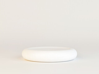 Abstract geometry shape podium minimal style for product presentation, 3d render, 3d illustration
