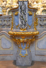 Prunkvolles Detail im Inneren der Frauenkirche
