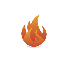 Fire, flame vector icons