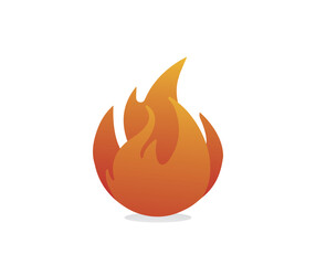 Fire, flame vector icons